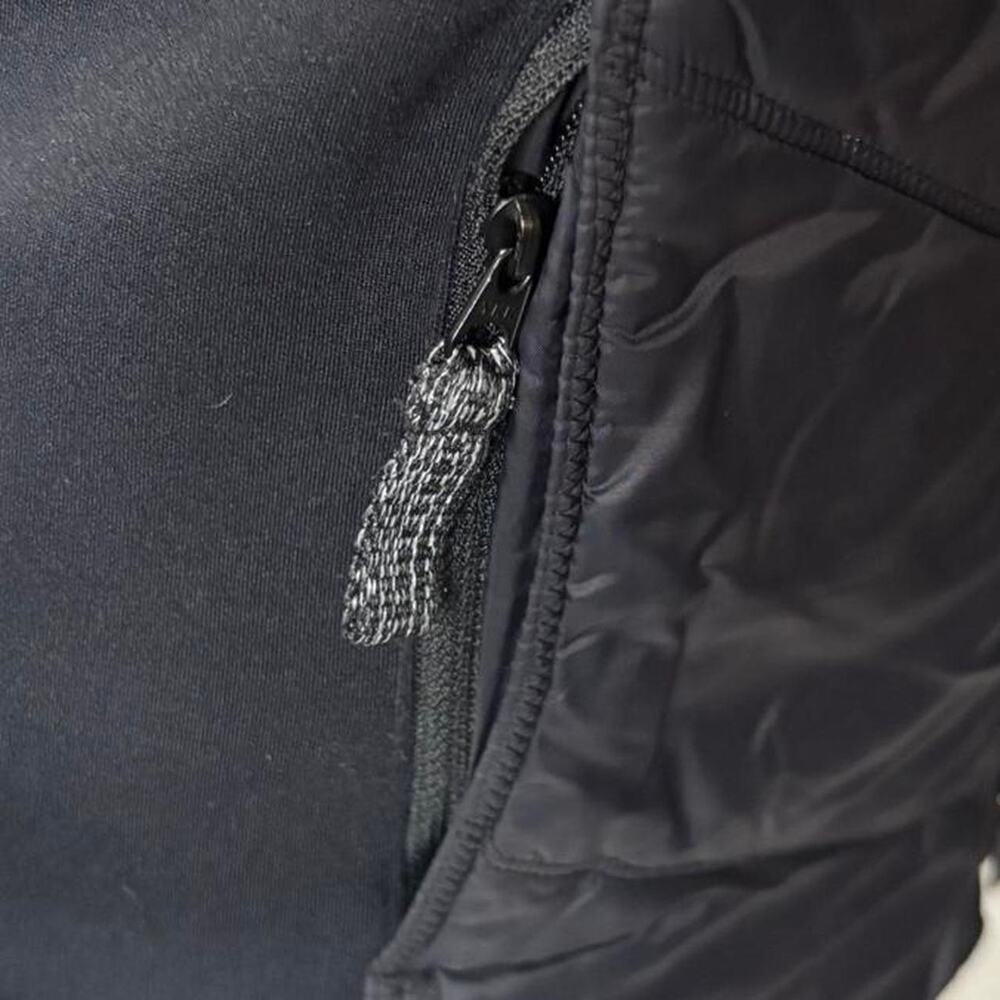 Athleta Black Quilted Puffer Vest Full Zip High Neck Pockets Women's XXS - Picture 7 of 7